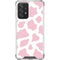 Pink Cow Print Galaxy A52 5G Clear Case