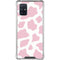 Pink Cow Print Galaxy A71 5G Clear Case