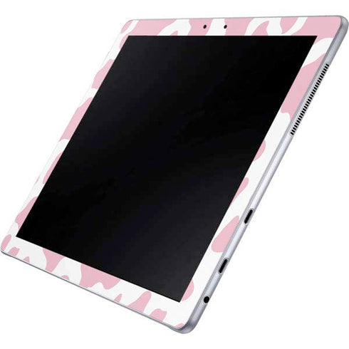 Pink Cow Print Galaxy Book 12in Skin