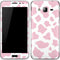 Pink Cow Print Galaxy J3 Skin