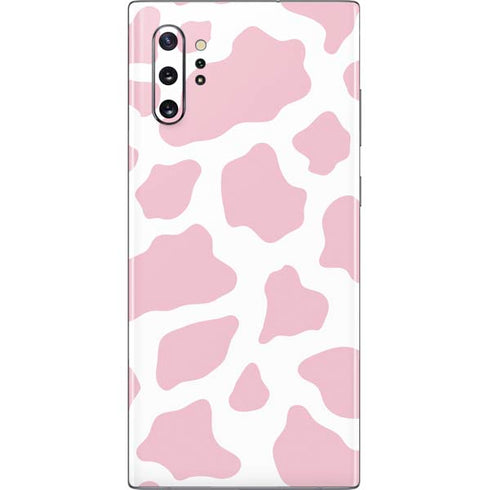 Pink Cow Print Galaxy Note 10 Plus Skin