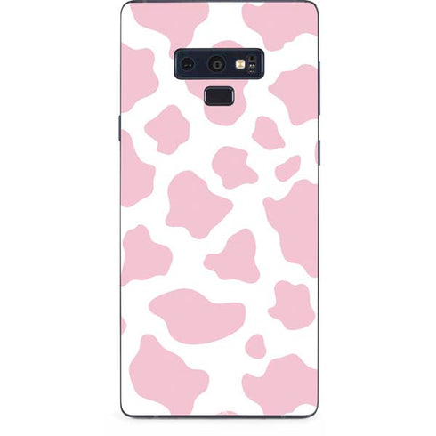 Pink Cow Print Galaxy Note 9 Skin