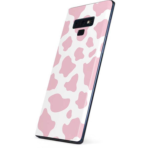 Pink Cow Print Galaxy Note 9 Skin