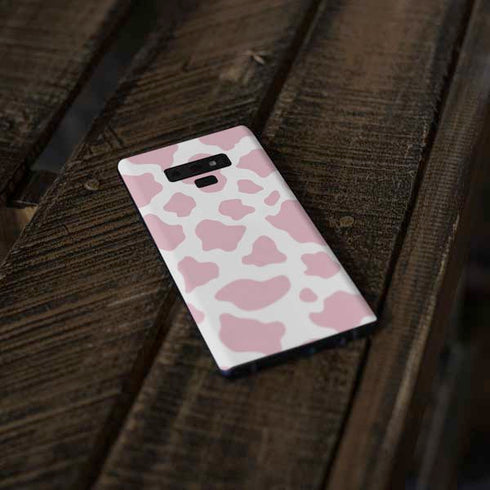 Pink Cow Print Galaxy Note 9 Skin