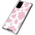 Pink Cow Print Galaxy Note20 5G Clear Case