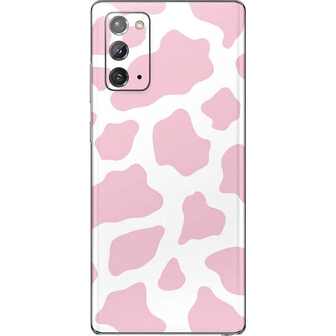Pink Cow Print Galaxy Note20 5G Skin