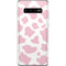 Pink Cow Print Galaxy S10 Plus Skin