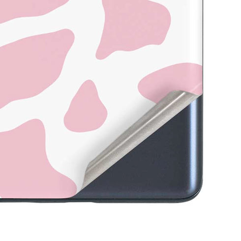 Pink Cow Print Galaxy S20 Fan Edition Skin