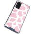 Pink Cow Print Galaxy S20 FE Clear Case
