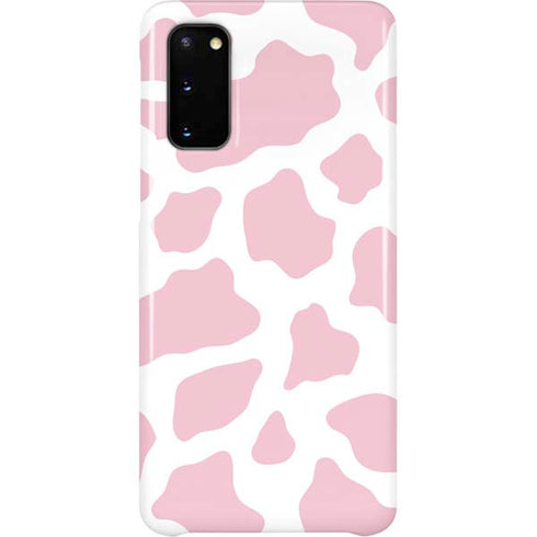 Pink Cow Print Galaxy S20 Lite Case