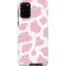 Pink Cow Print Galaxy S20 Plus Pro Case