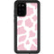 Pink Cow Print Galaxy S20 Plus Waterproof Case