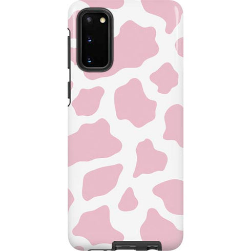 Pink Cow Print Galaxy S20 Pro Case
