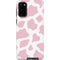 Pink Cow Print Galaxy S20 Pro Case