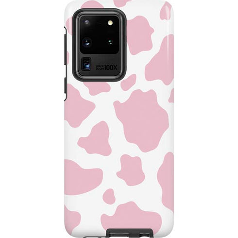 Pink Cow Print Galaxy S20 Ultra 5G Pro Case