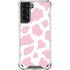 Pink Cow Print Galaxy S21 5G Clear Case
