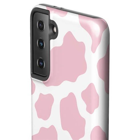 Pink Cow Print Galaxy S21 Plus 5G Pro Case