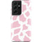 Pink Cow Print Galaxy S21 Ultra 5G Pro Case
