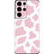 Pink Cow Print Galaxy S21 Ultra 5G Skin