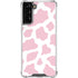 Pink Cow Print Galaxy S22 Plus Clear Case