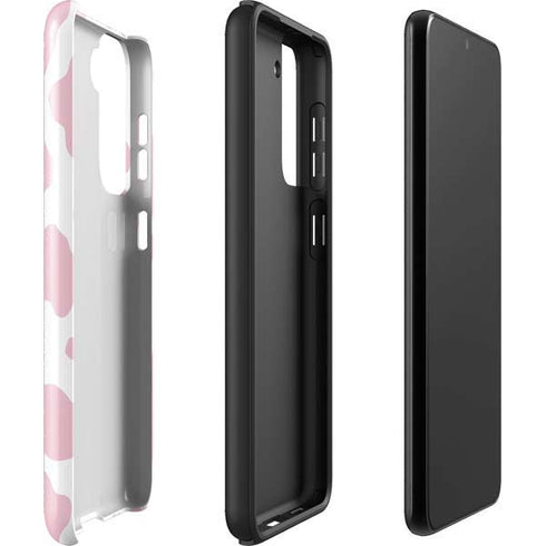Pink Cow Print Galaxy S22 Plus Pro Case