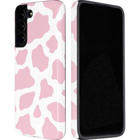 Pink Cow Print Galaxy S22 Plus Pro Case