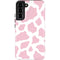 Pink Cow Print Galaxy S22 Plus Pro Case