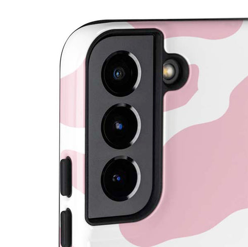 Pink Cow Print Galaxy S22 Pro Case