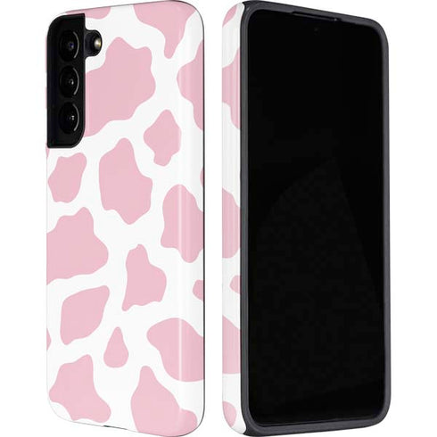 Pink Cow Print Galaxy S22 Pro Case