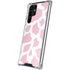 Pink Cow Print Galaxy S22 Ultra Clear Case