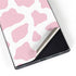 Pink Cow Print Galaxy S22 Ultra Skin