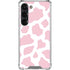 Pink Cow Print Galaxy S23 Clear Case