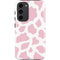 Pink Cow Print Galaxy S23 Plus Pro Case