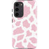Pink Cow Print Galaxy S23 Plus Pro Case