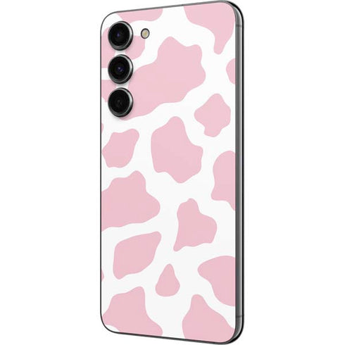 Pink Cow Print Galaxy S23 Plus Skin