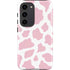 Pink Cow Print Galaxy S23 Pro Case