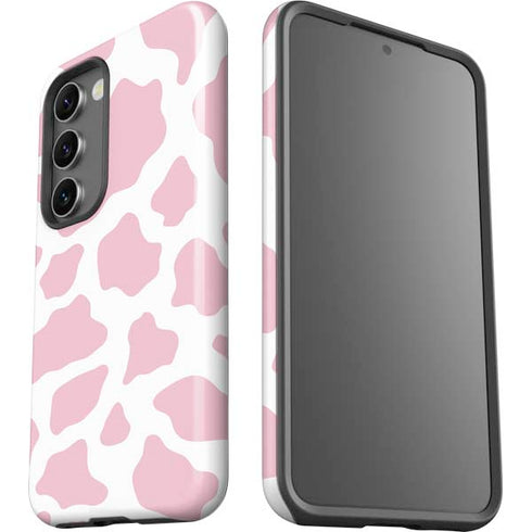 Pink Cow Print Galaxy S23 Pro Case