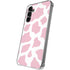 Pink Cow Print Galaxy S24 Plus Clear Case
