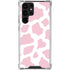 Pink Cow Print Galaxy S24 Ultra Clear Case