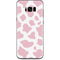 Pink Cow Print Galaxy S8 Skin