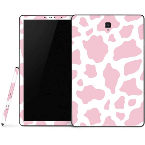 Pink Cow Print Samsung Galaxy Tab Skin