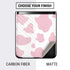 Pink Cow Print Galaxy Z Flip Skin