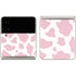 Pink Cow Print Galaxy Z Flip3 5G Skin