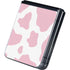 Pink Cow Print Galaxy Z Flip5 5G Skin