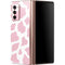 Pink Cow Print Galaxy Z Fold2 5G Skin