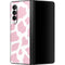 Pink Cow Print Galaxy Z Fold3 5G Skin