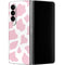 Pink Cow Print Galaxy Z Fold4 5G Skin