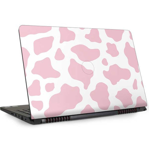 Pink Cow Print Dell Inspiron Skin