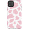 Pink Cow Print iPhone 11 Pro Max Impact Case