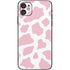 Pink Cow Print iPhone 11 Skin
